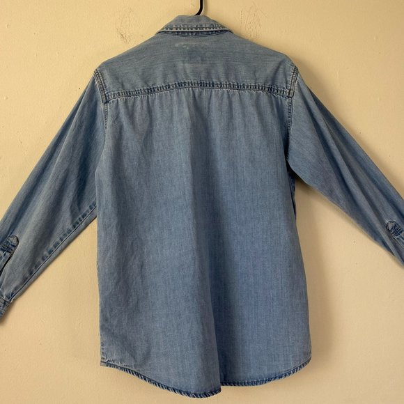 St. John's Bay Denim Collection Button-Up Shirt size S - Picture 12 of 16